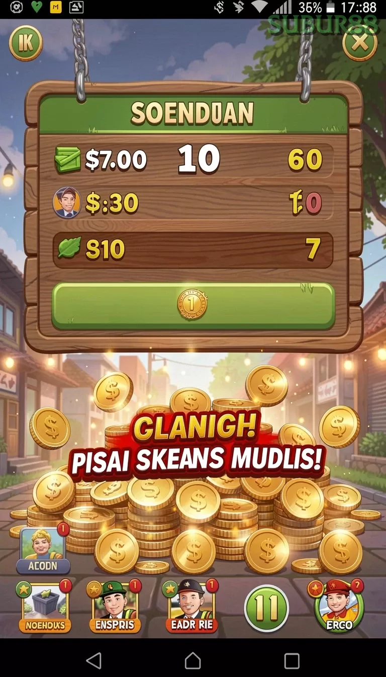 Cuplikan layar ZEUS138 — pengaturan akun